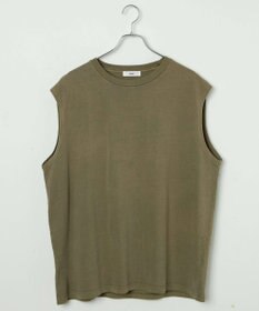 WEGO 【5色3サイズ展開/ユニセックス着用ITEM/洗える/綿100%】スリーブレスコットンT