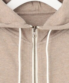 J.PRESS YORK STREET 【UNISEX】ヘビー天竺ジップアップ フーディ