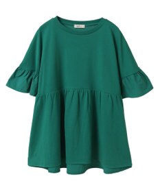 earth music&ecology 【接触冷感/洗濯機可】フリルドッキングポンチョＴ