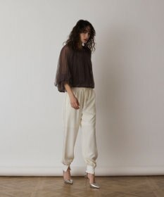 GRACE CONTINENTAL チュールプリーツトップ