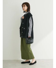 Green Parks ・ＥＬＥＮＣＡＲＥ　ＤＵＥ　ノーカラーデニムベスト