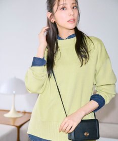 ANY 【新色追加】ハイネックデイリーニット ライム