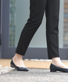 Tiaclasse 【安田美沙子さん着用・日本製・洗える】ジョーゼットピンタックテーパードパンツ