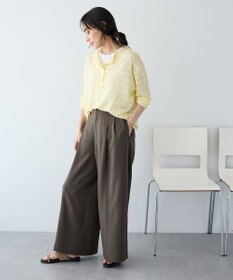 CRAFT STANDARD BOUTIQUE シアーボーダーヘンリーネックロンT