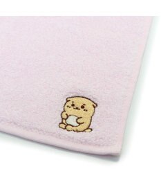 Mother garden しろたん 無撚糸 ミニタオル 刺繍 ワンポイント入り 《単品》