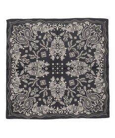 23区 【滝沢眞規子さん着用】manipuri ペイズリーモチーフ バンダナ シルク スカーフ