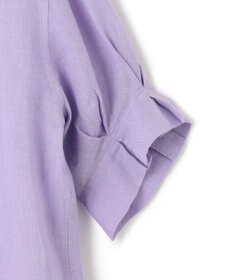 23区 L 【洗える】LIBECO スキッパーブラウス