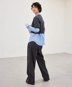 BEIGE， 【洗える】LAVAL / ワイドタックパンツ