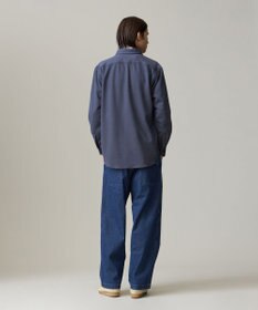 J.PRESS MEN ウールコットン ダブルカバーツイルシャツ