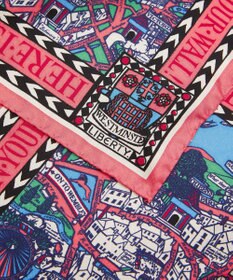 LIBERTY. ビッグ スモーク シルクツイルスカーフ 45