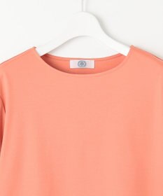 J.PRESS LADIES S 【接触冷感・UVケア】コンパクトコットンスムース 刺繍スリーブ カットソー