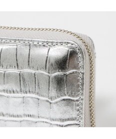 UNBILLION ペルケ perche / メタリッククロコ・ジャバラカードウォレット