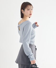 earth music&ecology 【前後2WAY】ツイストカットアウトプルオーバー