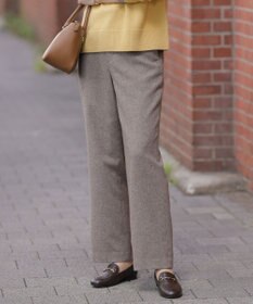 J.PRESS LADIES シルクネップツイード スレート パンツ