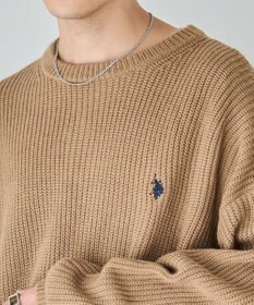 WEGO U.S. POLO ASSN.|別注畔編みニットプルオーバー
