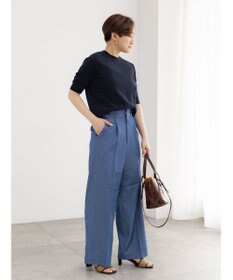 Te chichi 14G天竺ハーフスリーブニットプルオーバー