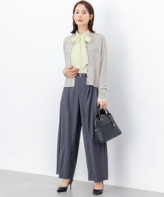 組曲 L 【WEB限定】シャイニーオーガンボウタイ付き ブラウス