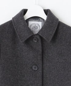 J.PRESS LADIES L ショートビーバー ステンカラーコート