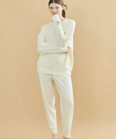 une nana cool 【綿混】あくびのお嬢さんのなめらか裏毛プルオーバー