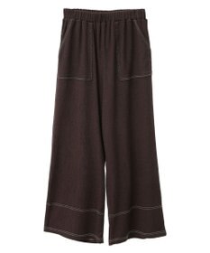 Green Parks 配色ステッチ楊柳イージーパンツ