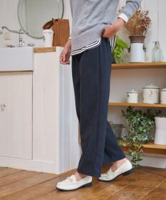 WEGO 【WEB限定/25年秋冬新作/ウエストゴム】裏ベロアワイドイージーパンツ