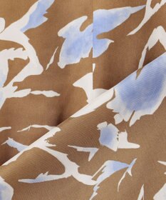 ICB 【洗える】 ウォーターフラワープリント ワンピース