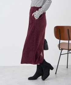 earth music&ecology コーデュロイナロースカート