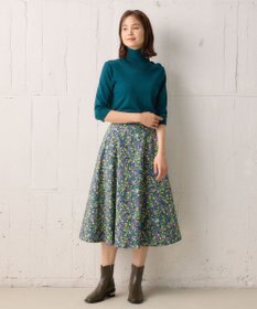 組曲 MINA六分袖タートルネック ニット