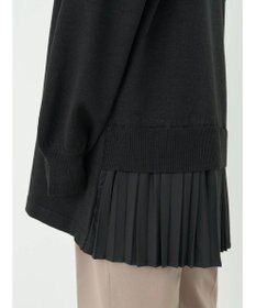 earth music&ecology バックヘムプリーツチュニック