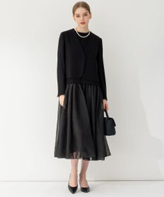 23区 S 【APPLAUDIR】クリアジョーゼット 3WAYコンパクトジャケット