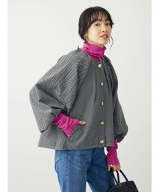 Green Parks ・ｆｕｒｒｙ　ｒａｔｅ　ヘリンボーンタックジャケット