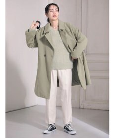 Green Parks ビーバー調テーラードカラーコート