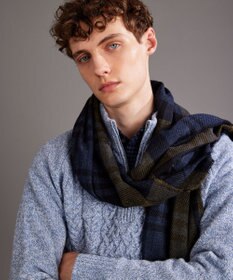 JOSEPH ABBOUD タータンチェック　ストール