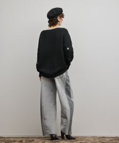 GRACE CONTINENTAL スパンコールニットトップ