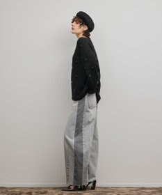 GRACE CONTINENTAL スパンコールニットトップ