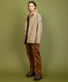 JOSEPH ABBOUD MOUNTAIN 【軽量/ワックスコーティング・テ―ム・ヤルビー氏コラボ】ワックスクロス プリント ブルゾン