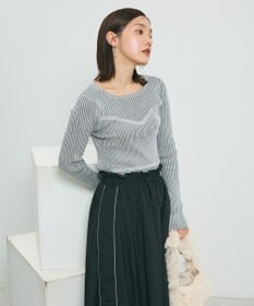 Green Parks ナイロンラインフレアスカート