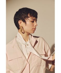 uncrave カラータイプライター シャツワンピース