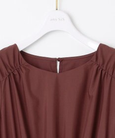 ANY SIS 【洗える】シャーリングディテール ワンピース