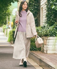 ANY SIS 【撥水・洗える】2WAYドロストフーディミドル ダウン