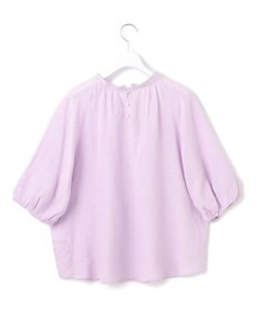 23区 S 【洗える】LIBECOリネン ボリュームスリーブ ブラウス