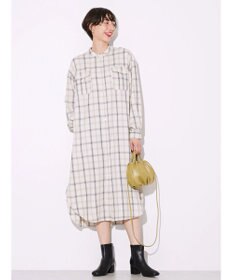 AMERICAN HOLIC イージーケアＷポケットシャツワンピース