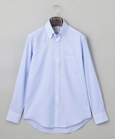 GOTAIRIKU 春夏向け【形態安定】SUMMERPREMIUMPLEATS_ボタンダウンカラー 長袖ドレスシャツ(25年春夏モデル)