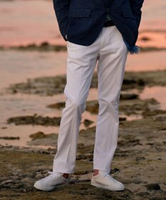 JOSEPH ABBOUD 【カラー豊富】人気！ウエストも伸びる！ オーガニックストレッチパンツ