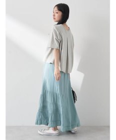 earth music&ecology レースティアードスカート