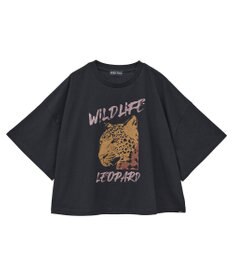 Green Parks ・ＤＯＵＢＬＥ　ＦＬＡＧＳ　レオパードプリントＴＥＥ