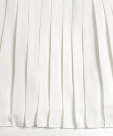 Tiaclasse 【洗える】裏毛プリーツコンビワンピース