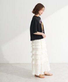 Green Parks ・ＤＯＵＢＬＥ　ＦＬＡＧＳ　レオパードプリントＴＥＥ