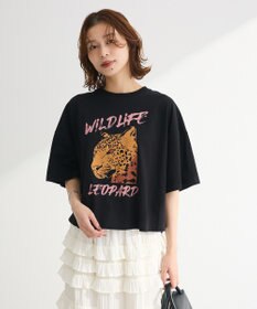 Green Parks ・ＤＯＵＢＬＥ　ＦＬＡＧＳ　レオパードプリントＴＥＥ