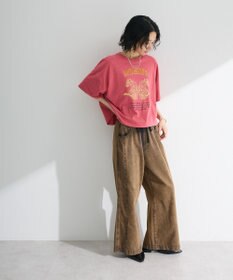 Green Parks ・ＤＯＵＢＬＥ　ＦＬＡＧＳ　レオパードプリントＴＥＥ